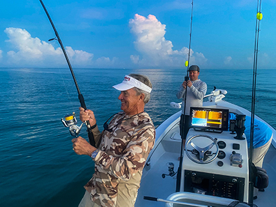 Tarpon fishing along the beaches near Boca Grande with Captain Mark Bennett