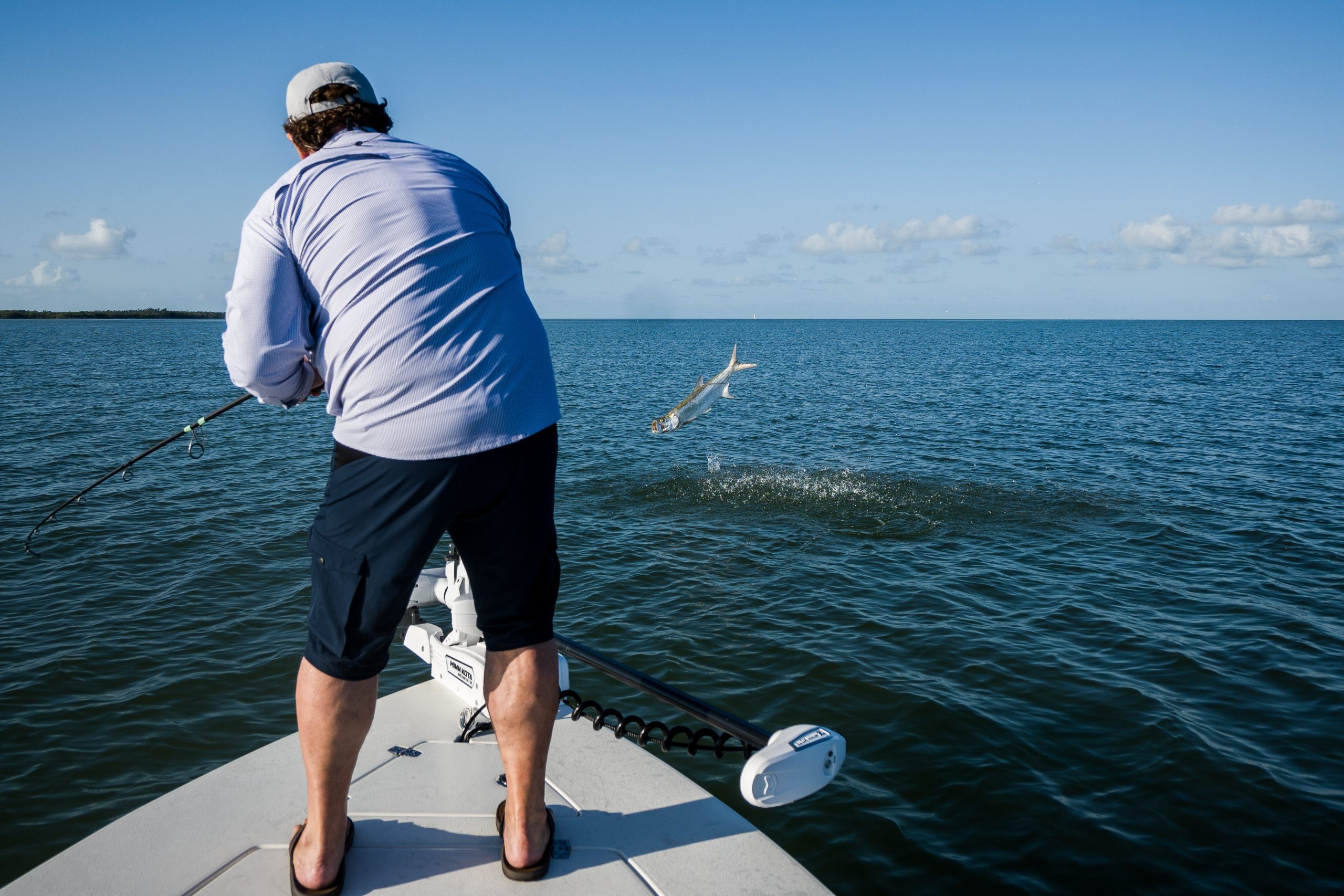 Tarpon fishing the Everglades National Park in Florida with Captain Mark Bennett