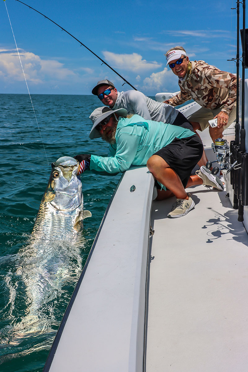 Florida tarpon fishing near Boca Grande with Captain Mark Bennett